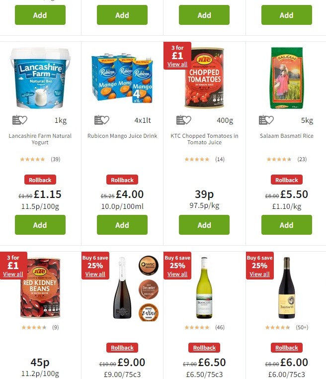ASDA Offers from 25 October