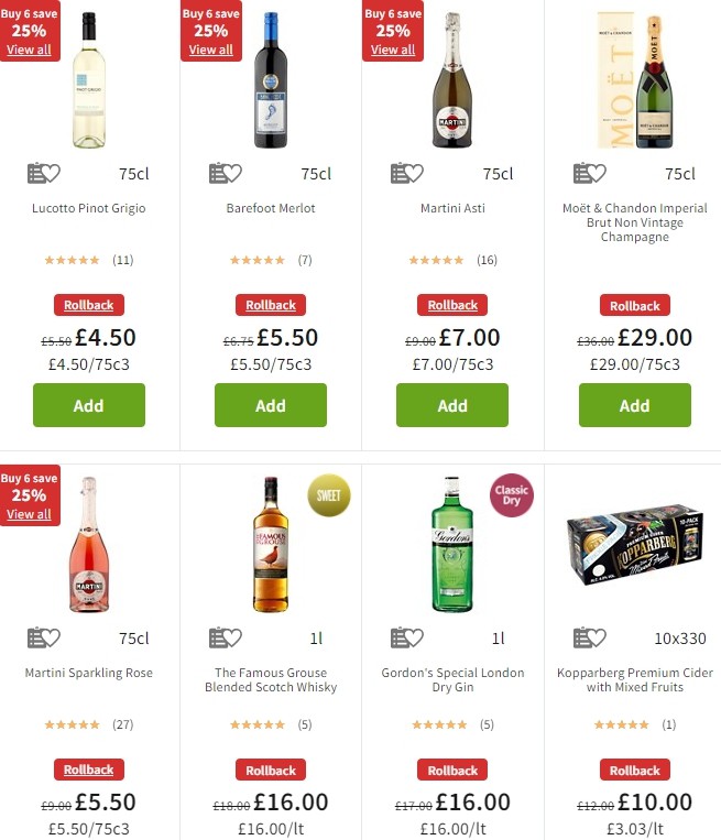 ASDA Offers from 25 October
