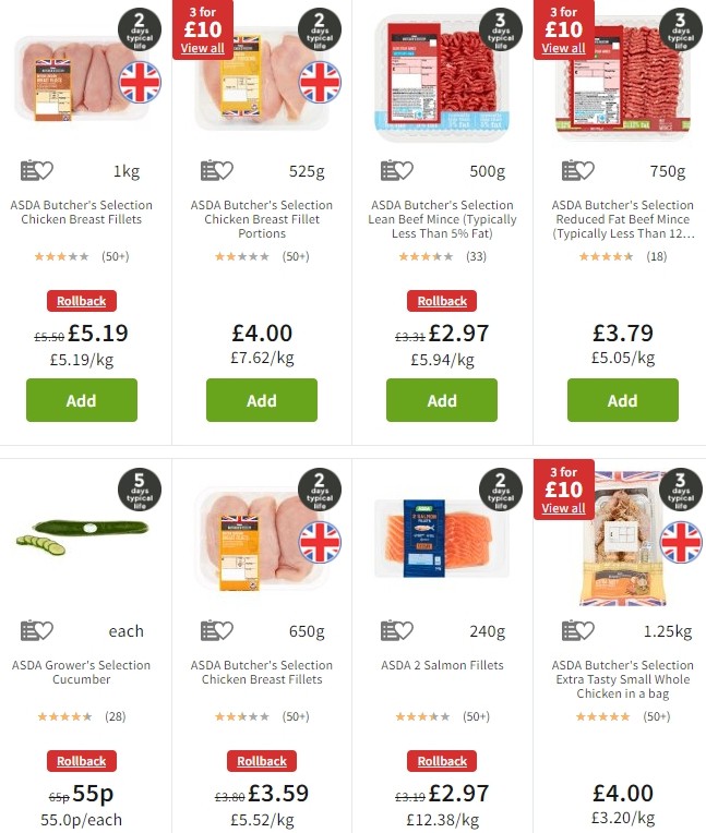 ASDA Offers from 25 October