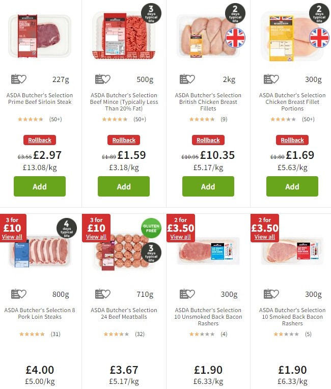 ASDA Offers from 25 October