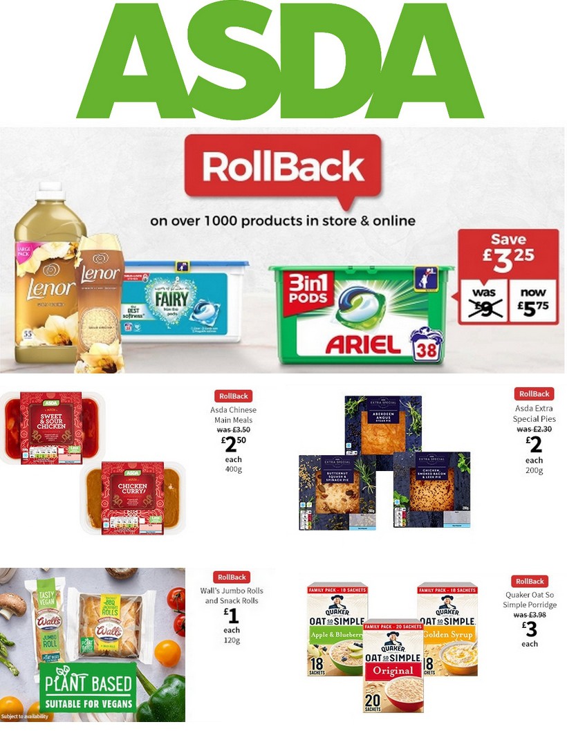 ASDA Offers from 1 November