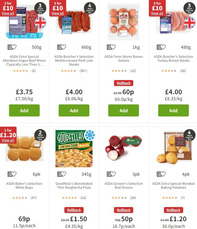 ASDA Offers from 1 November