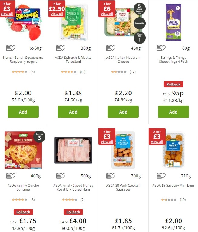 ASDA Offers from 1 November