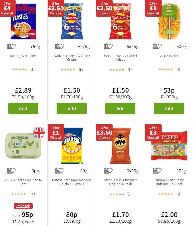 ASDA Offers from 1 November