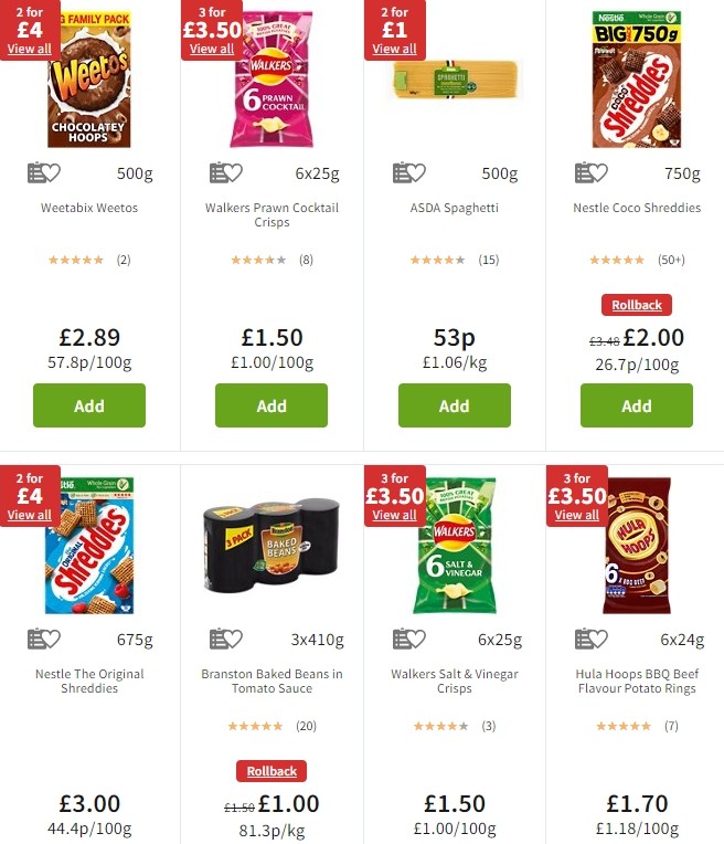 ASDA Offers from 1 November