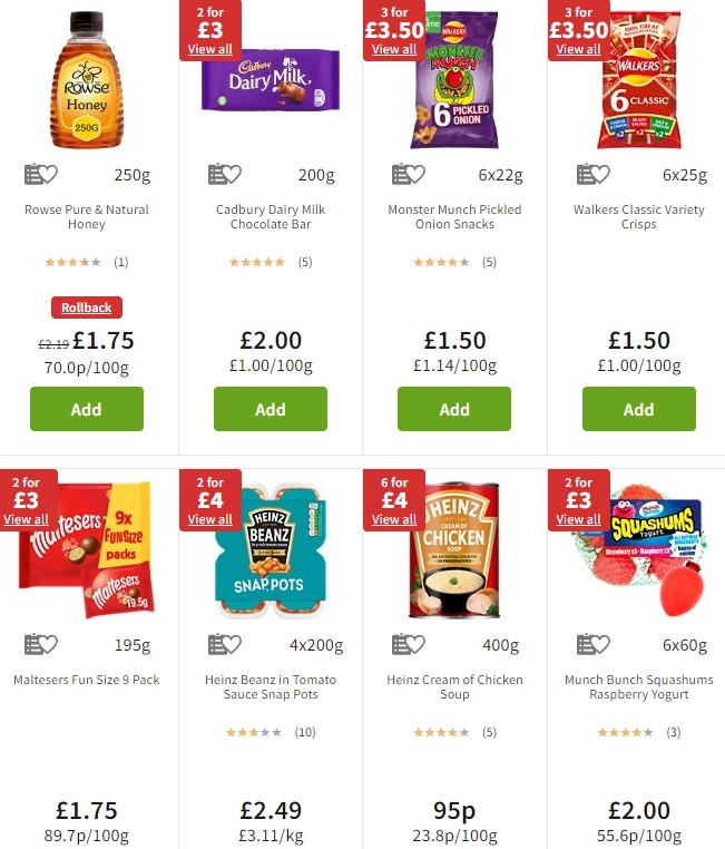ASDA Offers from 1 November