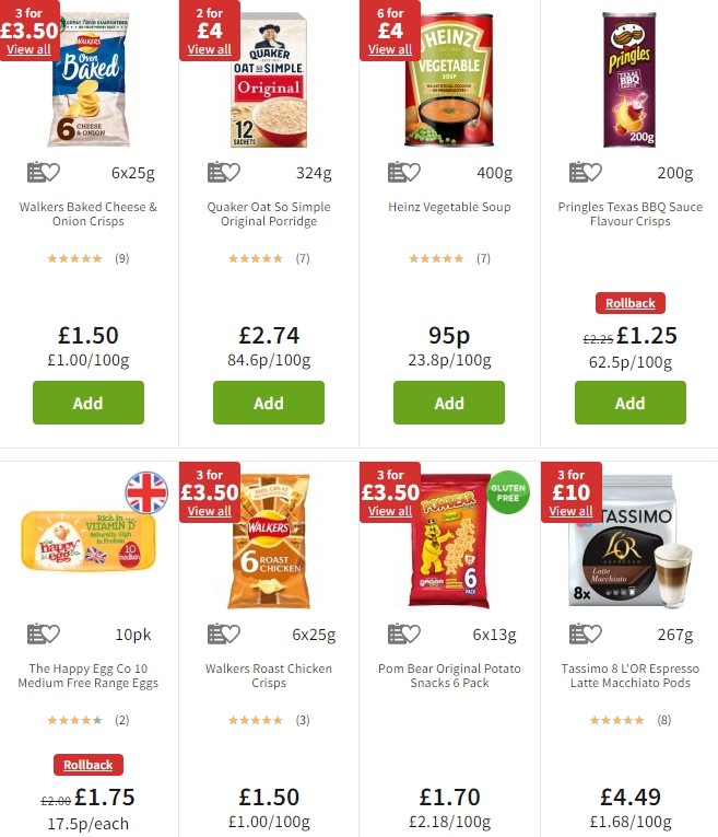 ASDA Offers from 1 November