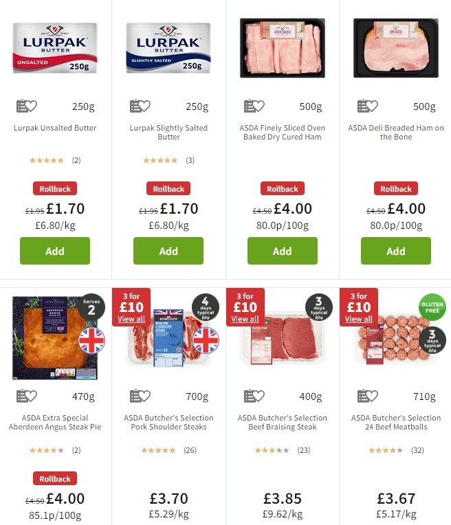 ASDA Offers from 1 November