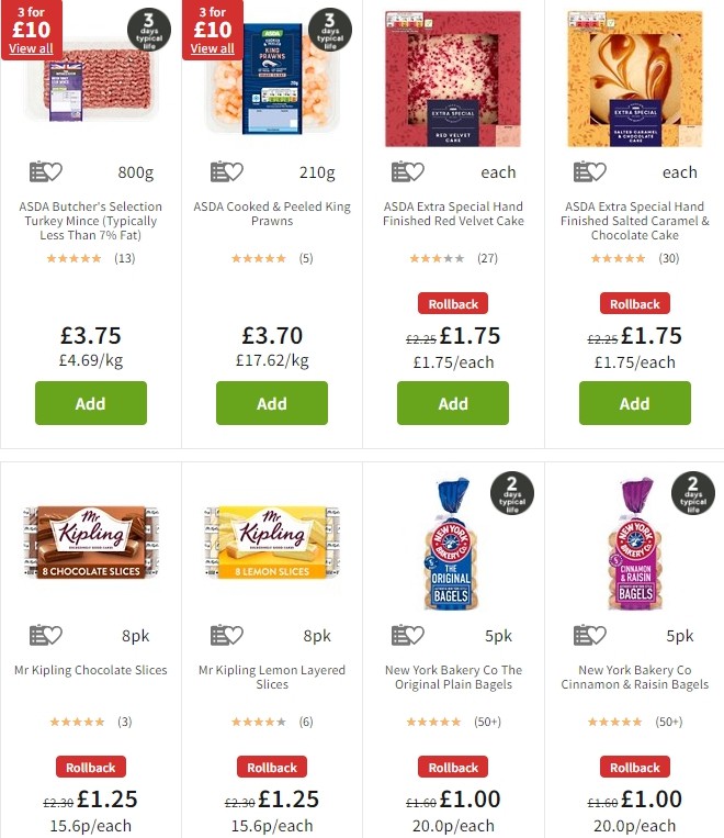 ASDA Offers from 1 November