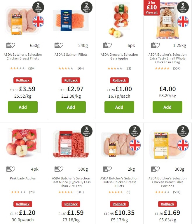 ASDA Offers from 1 November