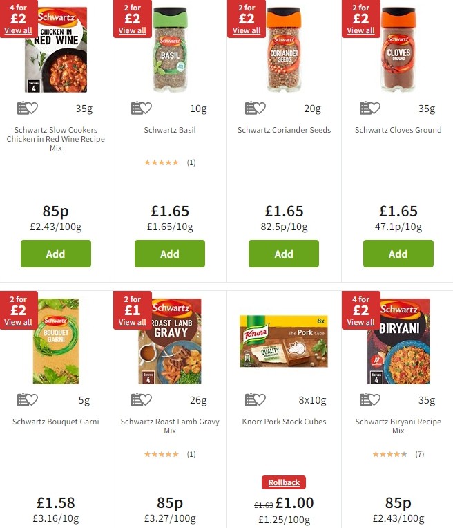 ASDA Offers from 8 November