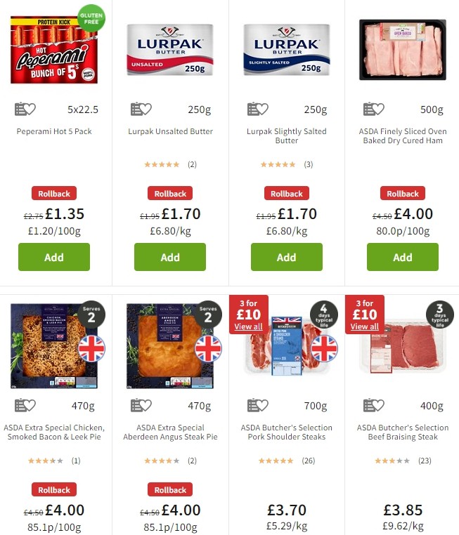 ASDA Offers from 8 November