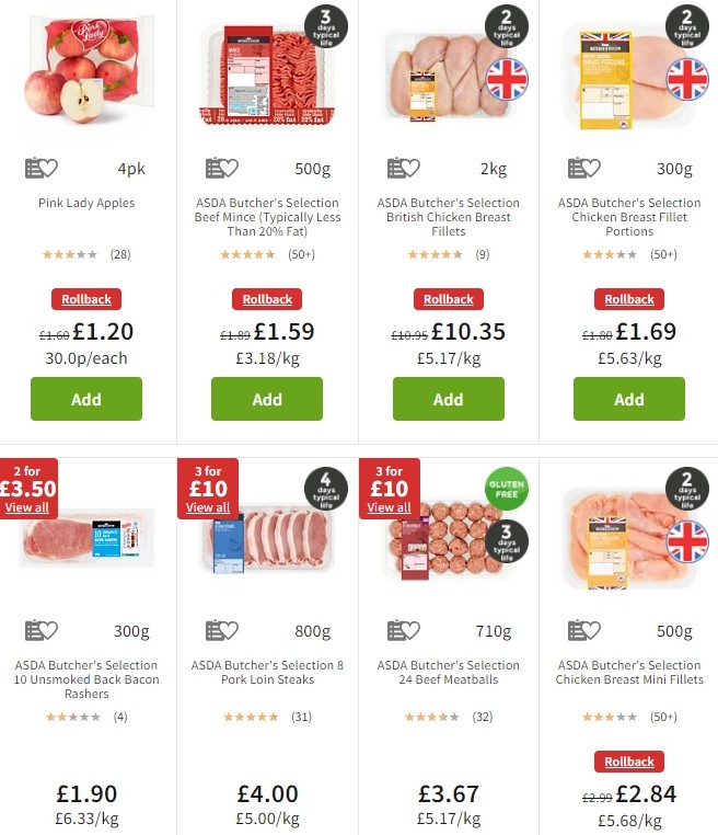 ASDA Offers from 8 November