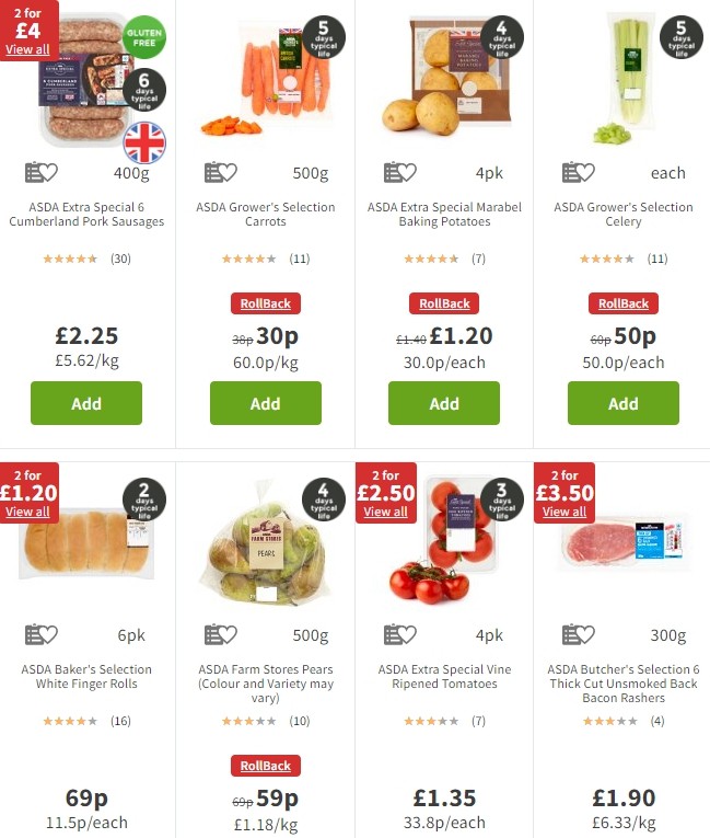 ASDA Offers from 15 November