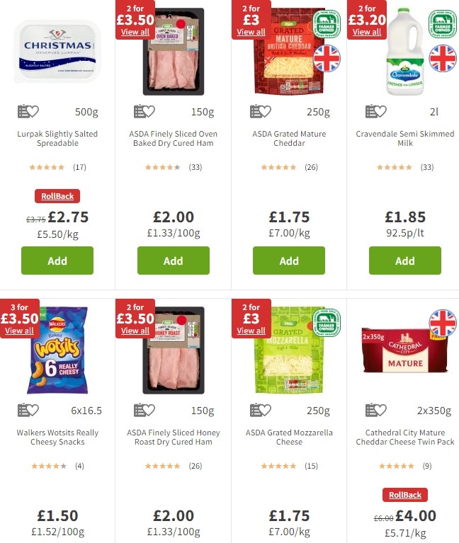 ASDA Offers from 15 November