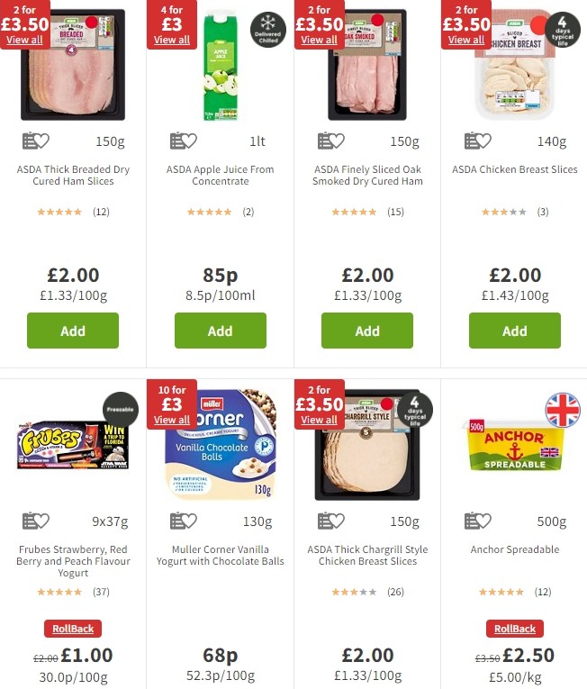 ASDA Offers from 15 November