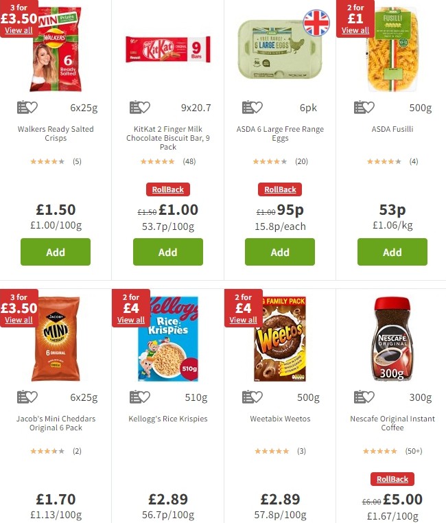 ASDA Offers from 15 November