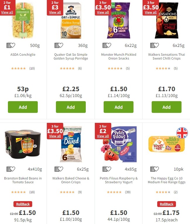 ASDA Offers from 15 November