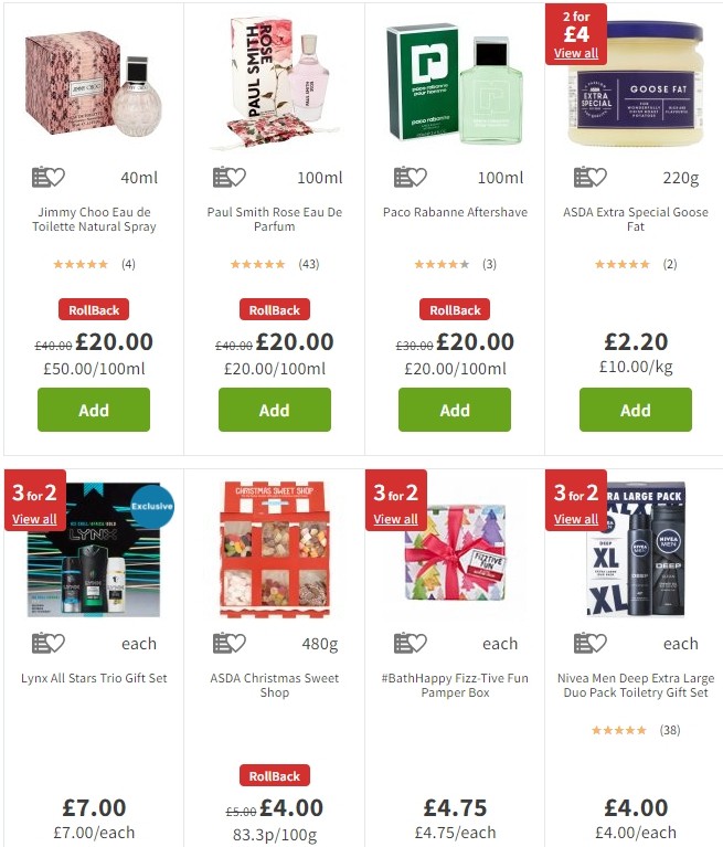 ASDA Offers from 6 December