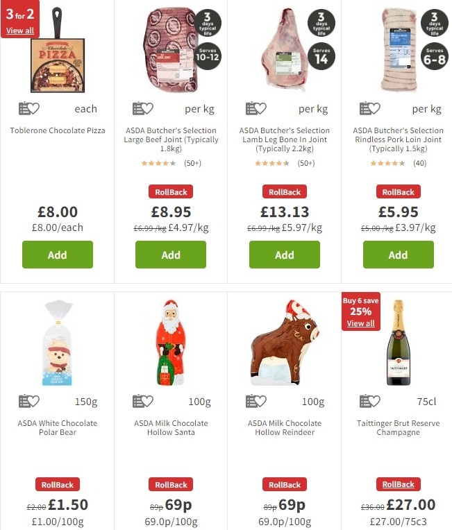 ASDA Offers from 6 December