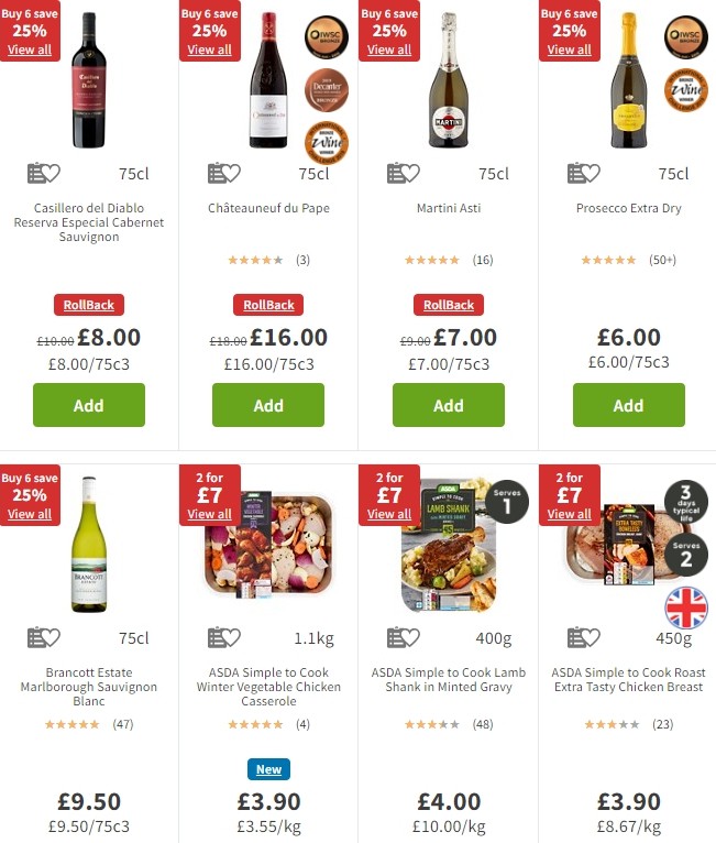 ASDA Offers from 6 December