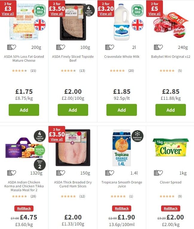 ASDA Offers from 13 December