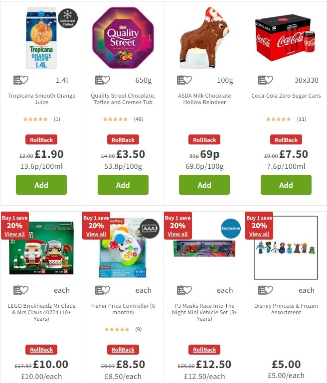 ASDA Offers from 20 December