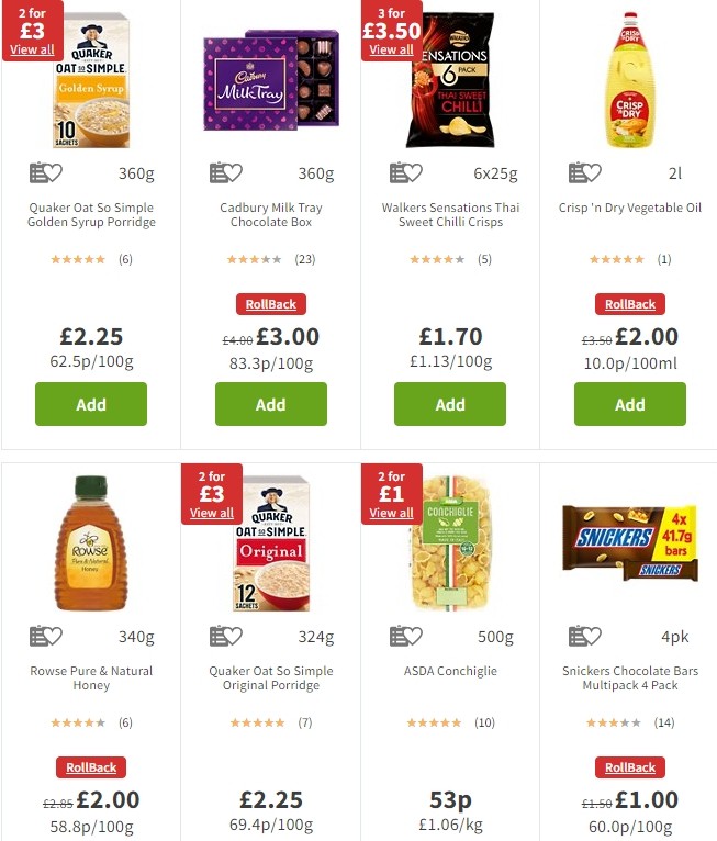 ASDA Offers from 20 December