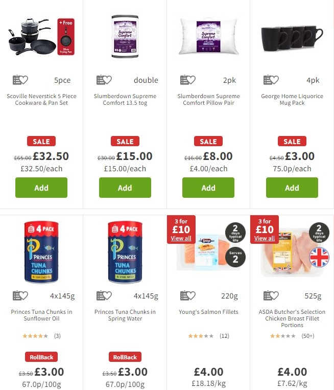 ASDA Offers from 3 January
