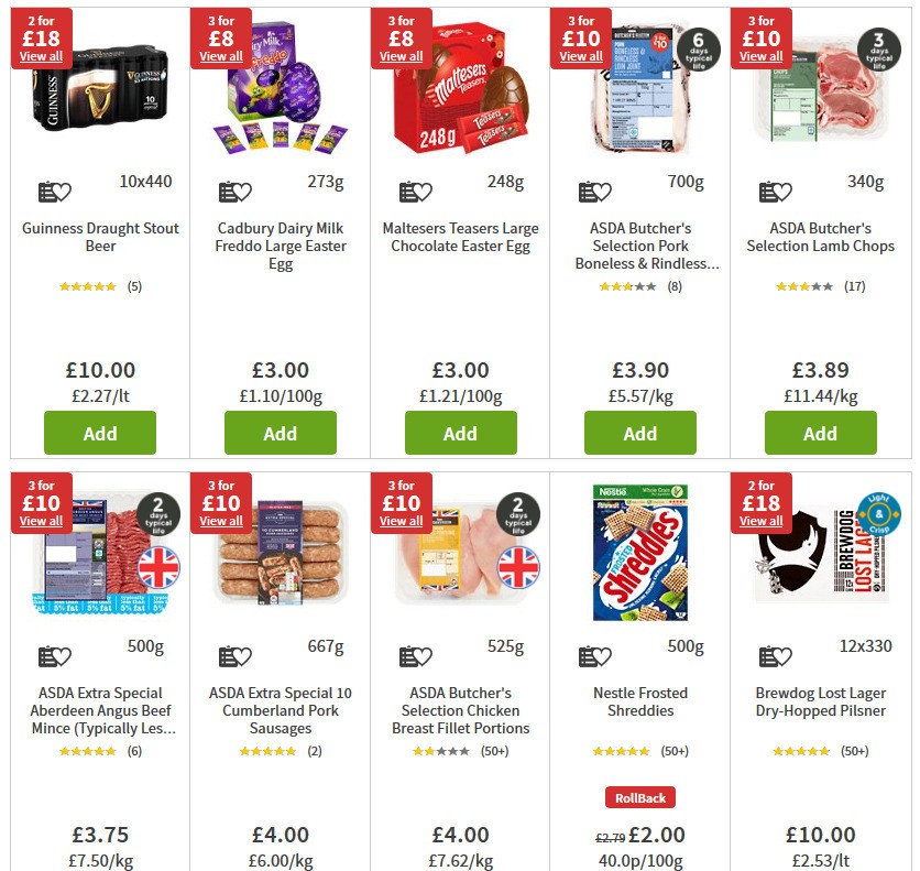 ASDA Offers from 6 March