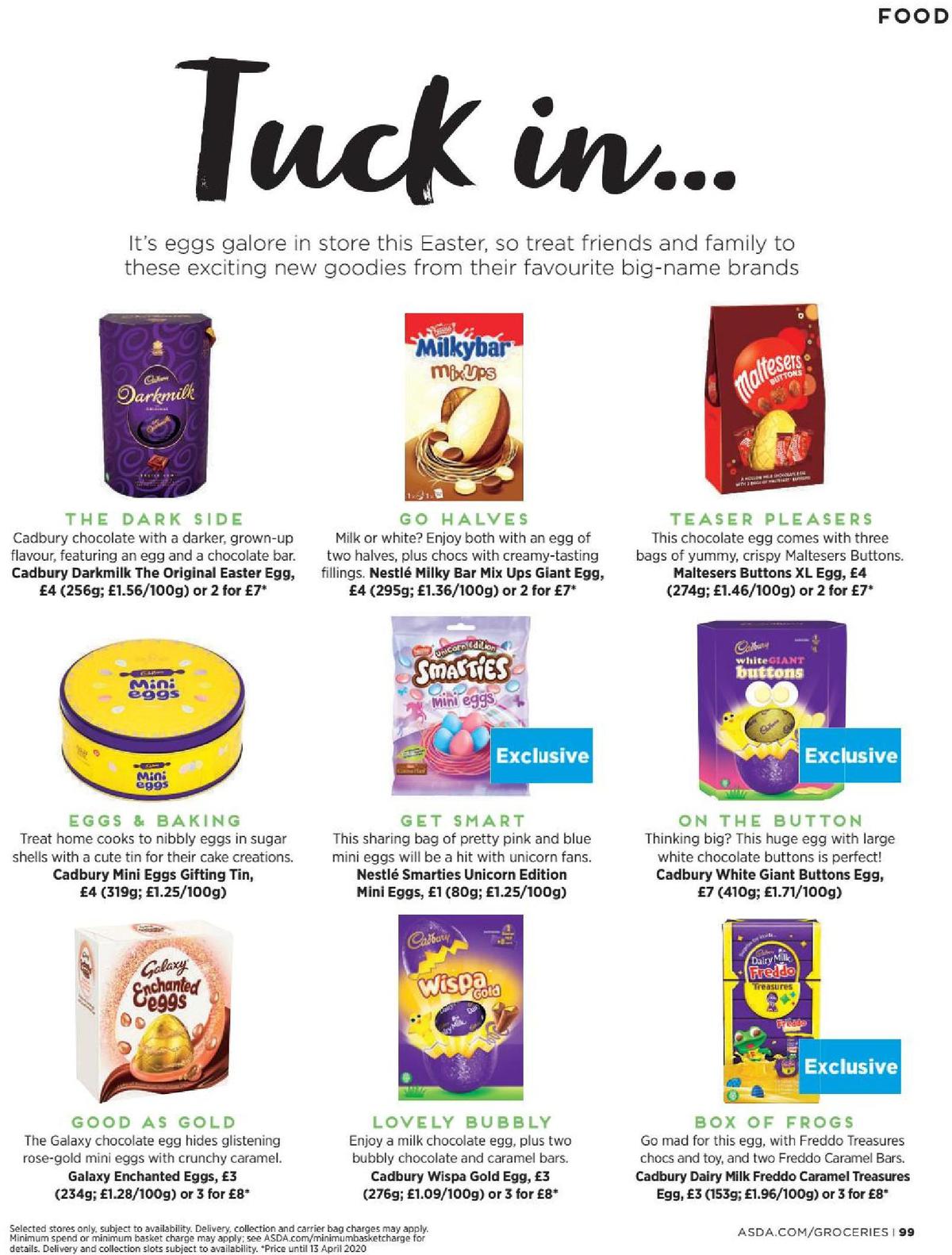 ASDA Magazine Easter Guide Offers from 14 March