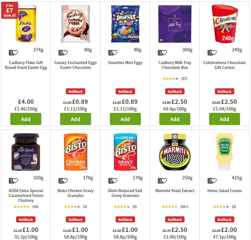 ASDA Offers from 20 March