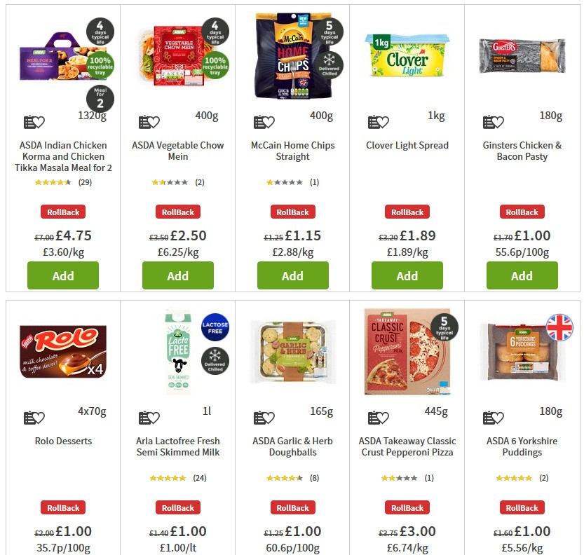 ASDA Offers from 3 April
