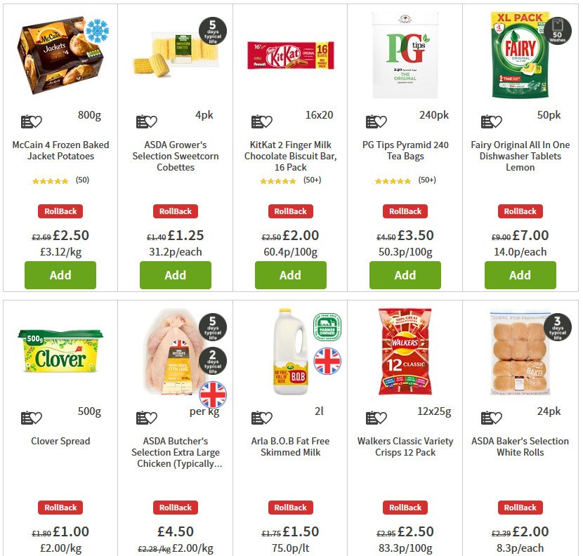 ASDA Offers from 8 May