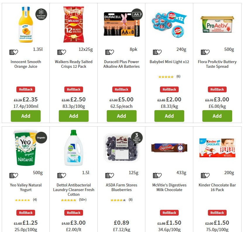 ASDA Offers from 8 May
