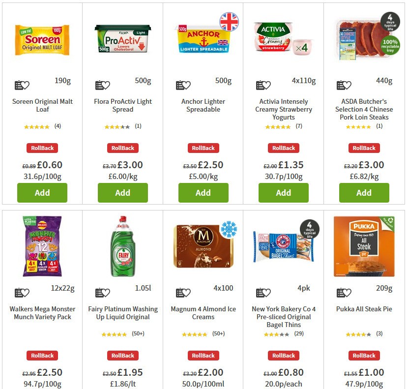 ASDA Offers from 8 May