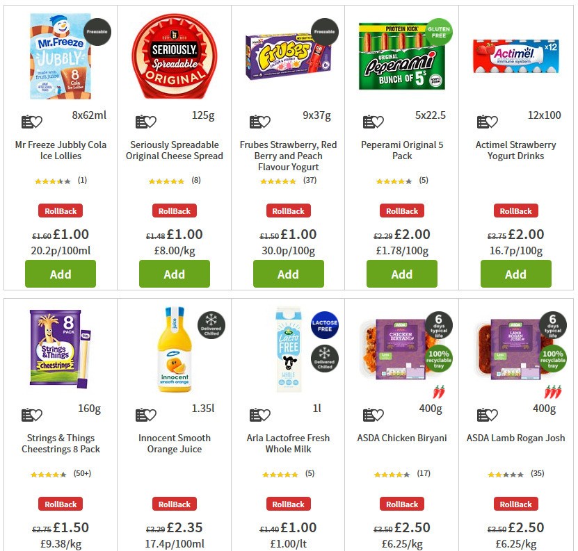 ASDA Offers from 8 May