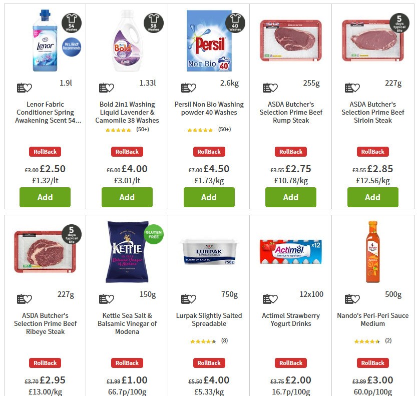ASDA Offers from 8 May