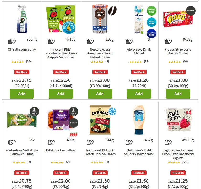 ASDA Offers from 22 May