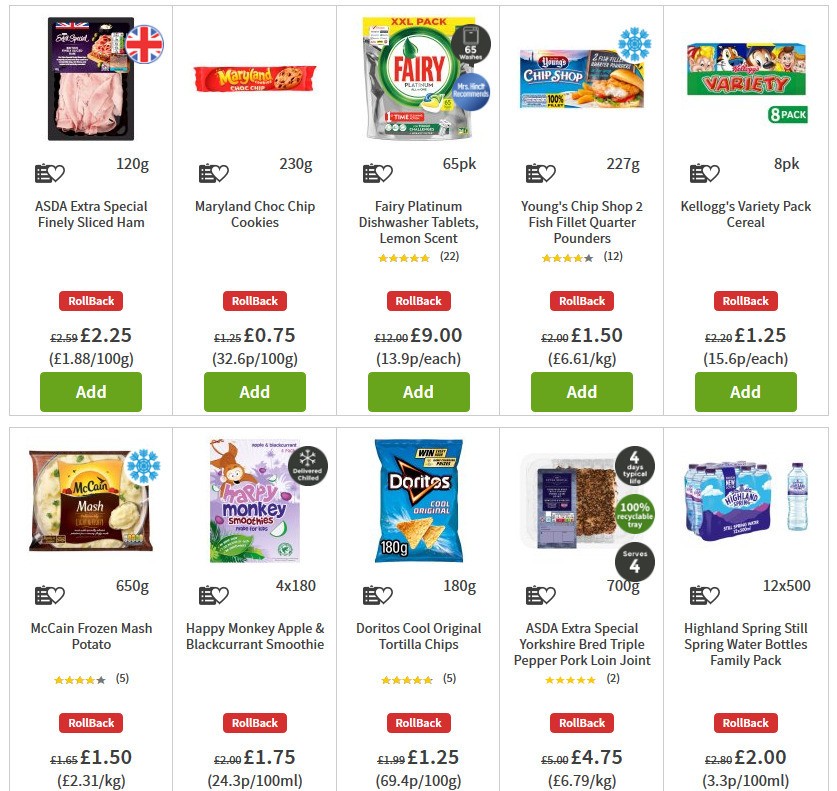 ASDA Offers from 22 May