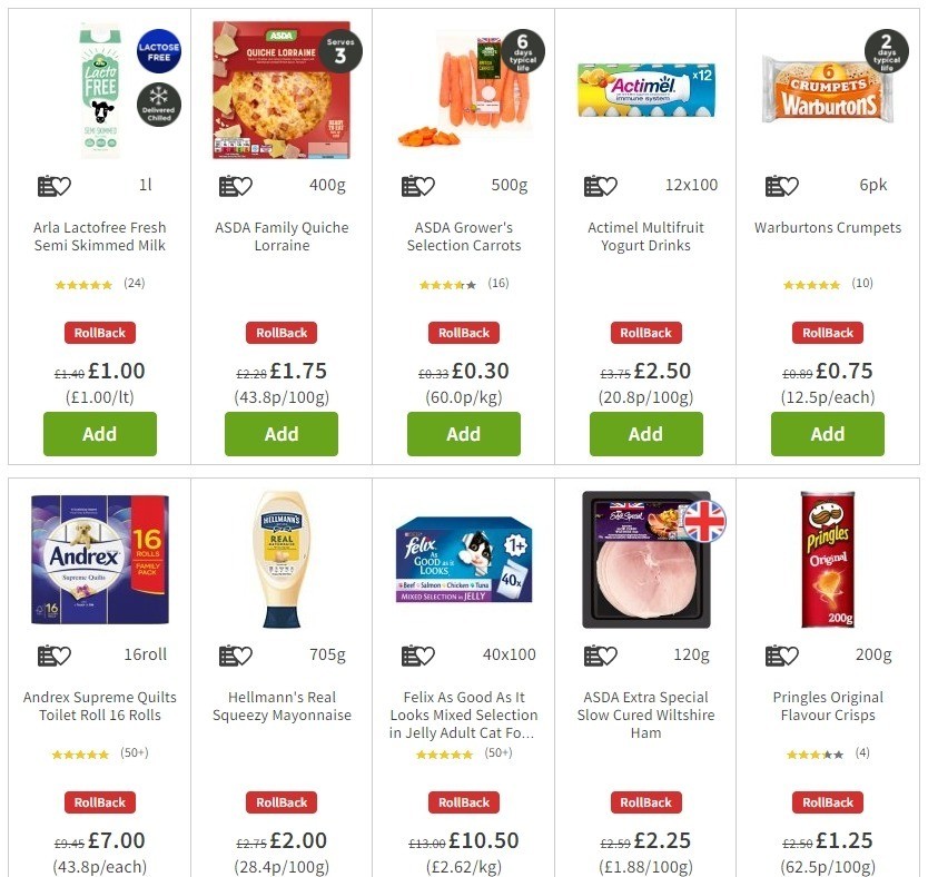 ASDA Offers from 12 June