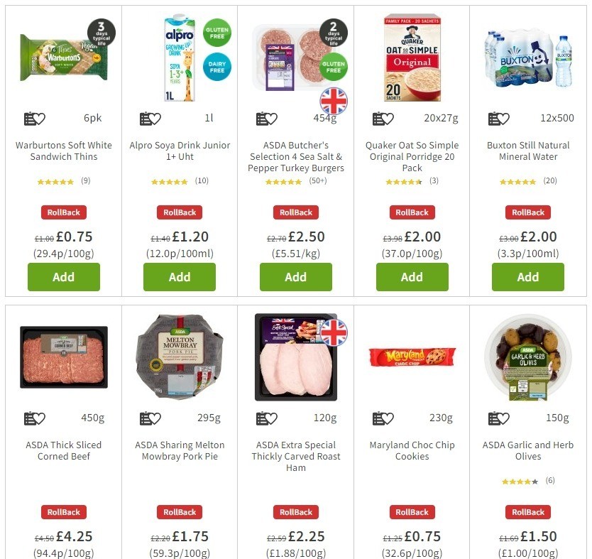 ASDA Offers from 12 June