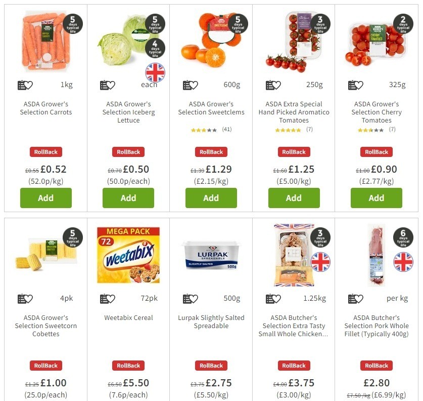 ASDA Offers from 12 June