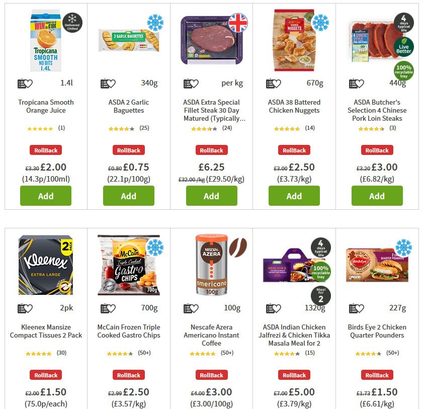 ASDA Offers from 10 July