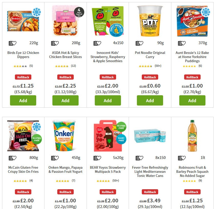 ASDA Offers from 10 July