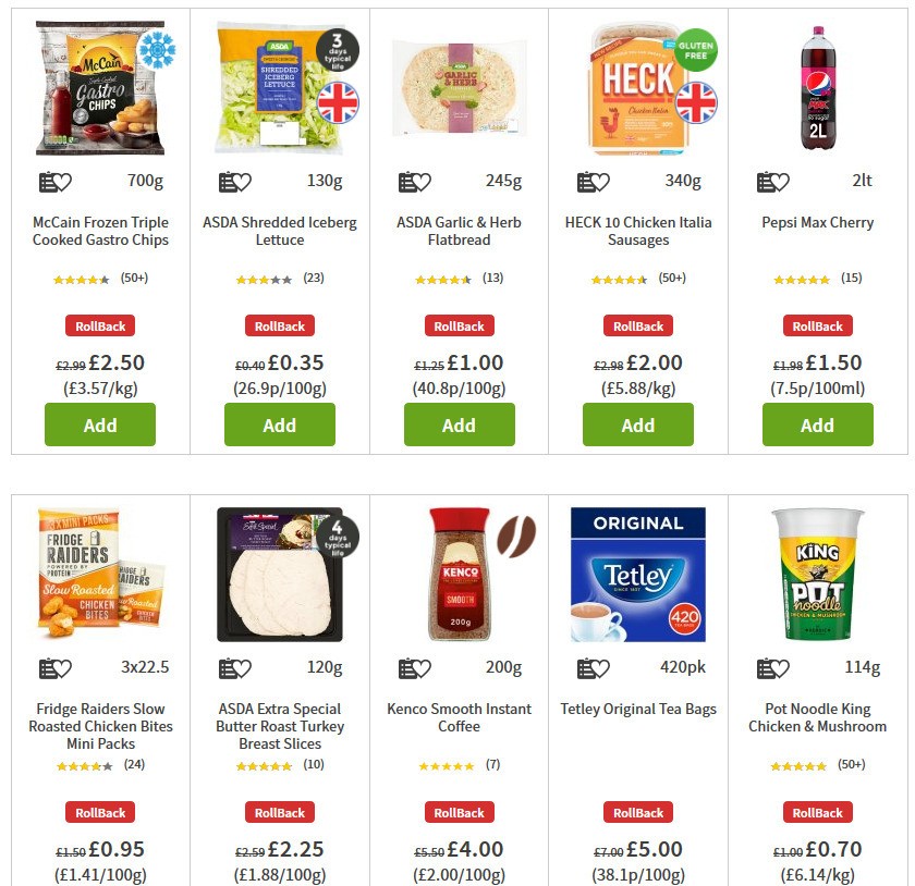 ASDA Offers from 17 July