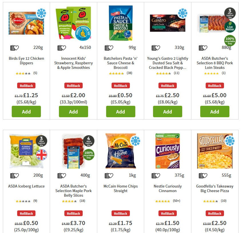 ASDA Offers from 17 July