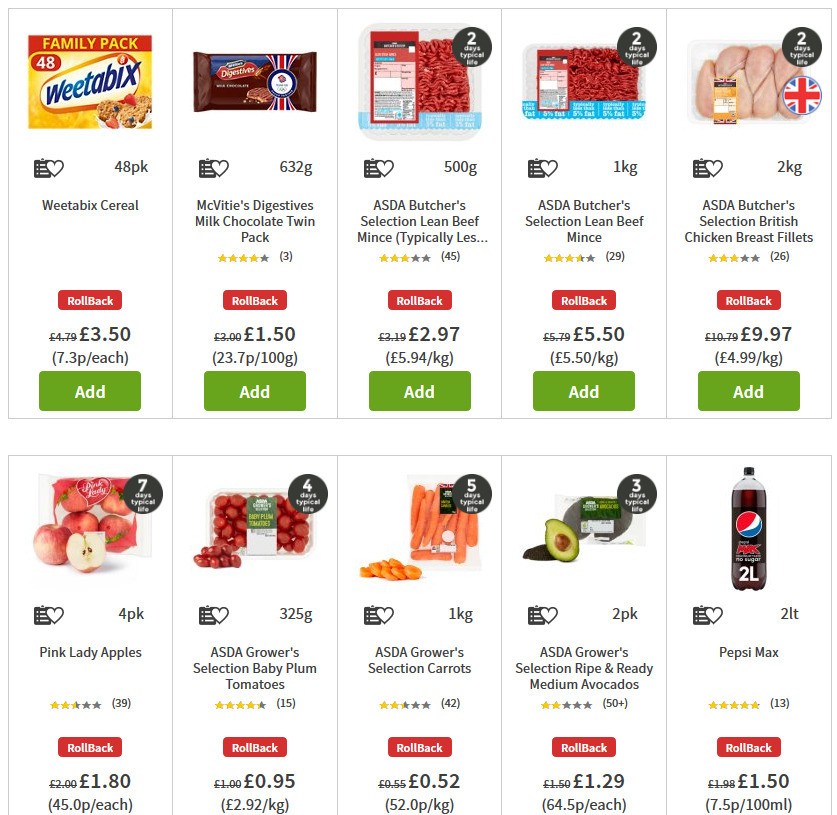 ASDA Offers from 17 July