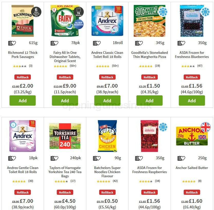 ASDA Offers from 31 July