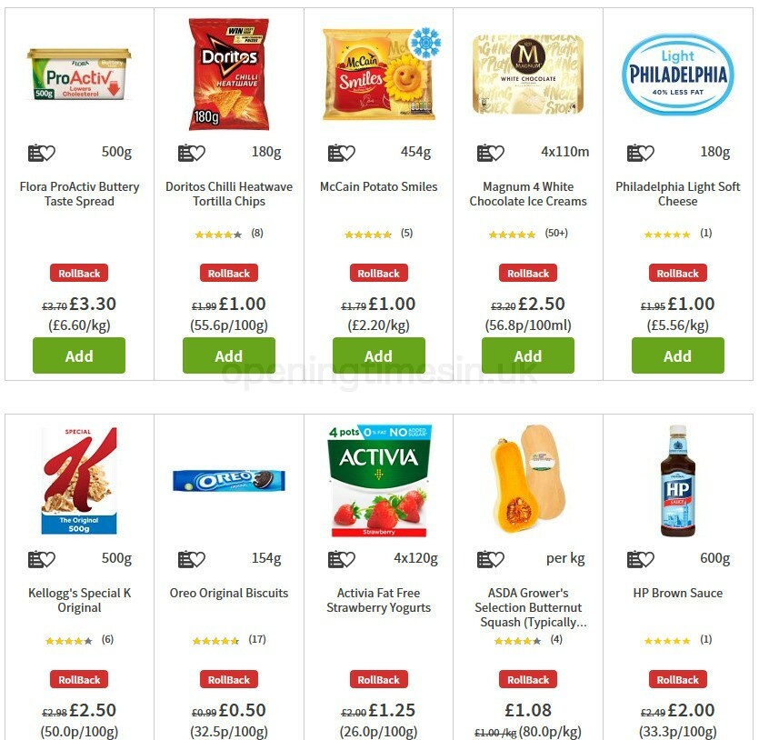 ASDA Offers from 31 July